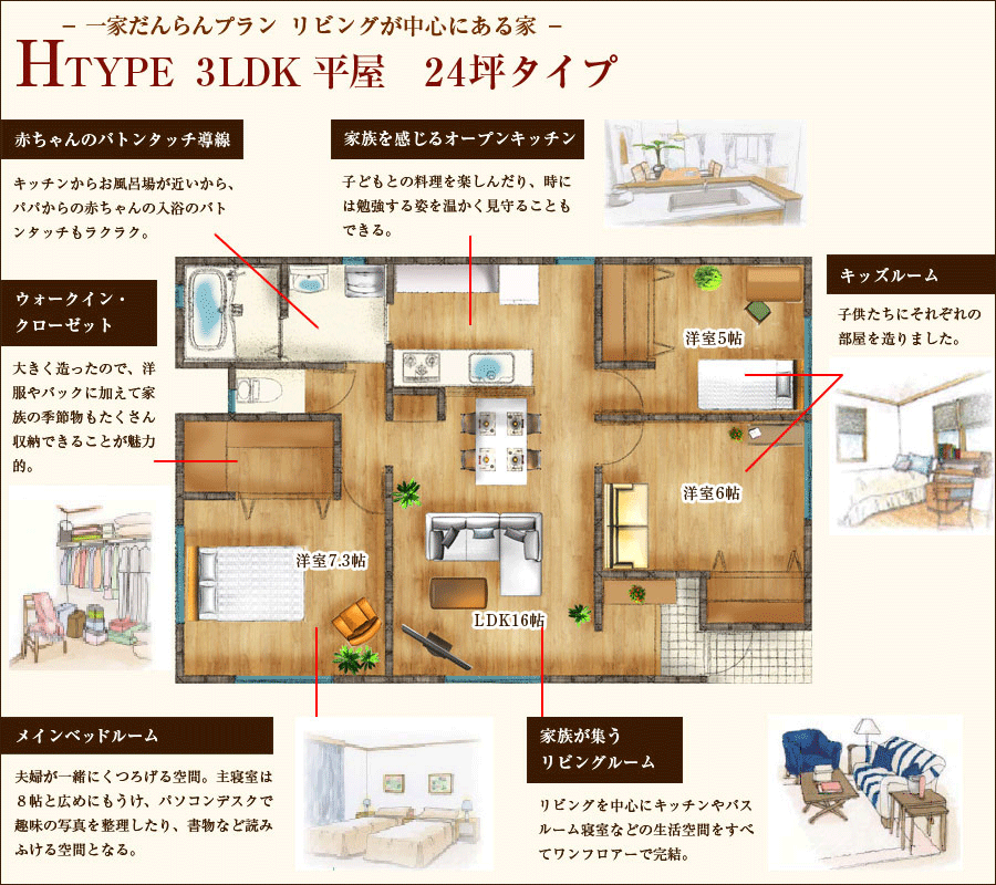 間取りプラン｜沖縄の木造一戸建てなら｜ミオポルト mioporto